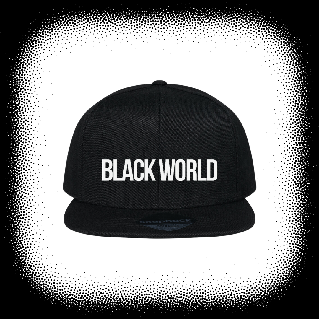 BLACK WORLD - SNAPBACK CAP
