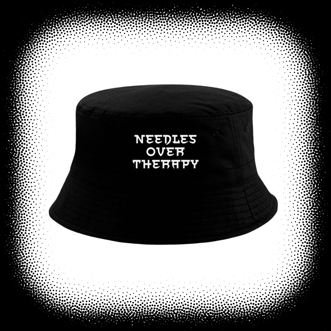 NEEDLES OVER THERAPY - BUCKET HAT