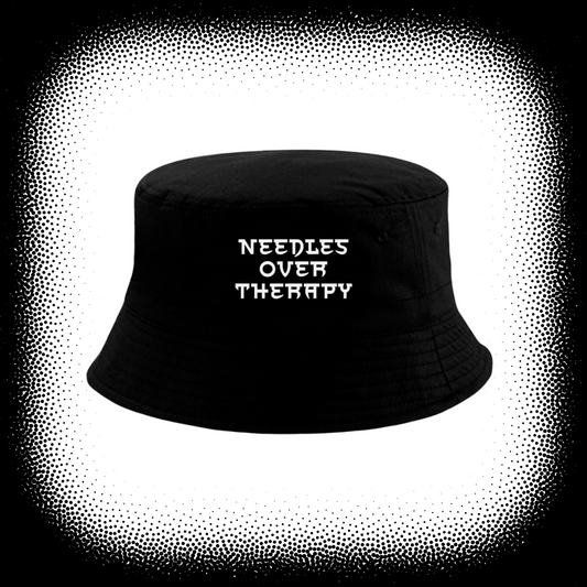 NEEDLES OVER THERAPY - BUCKET HAT